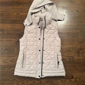 Marc New York Light Gray Quilted Vest